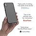 totallee iPhone X Case, Thinnest Cover Premium Fit Ultra Thin Light Slim Minimal Anti-Scratch Protective - for Apple iPhone X (2017) (Pitch Black)