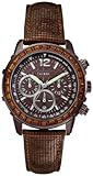 Guess Watch, Women’s Chronograph Bronze Tone Textured Leather Strap U0017L4, Watch Central