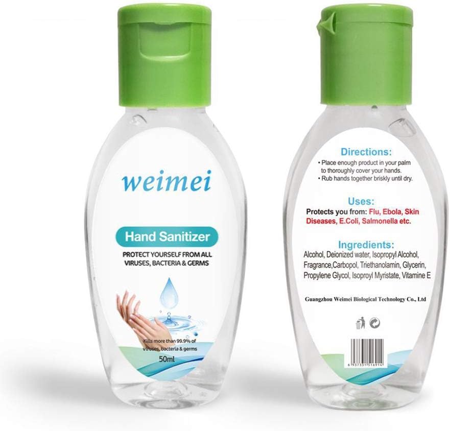 WQIY Mini Hand Sanitizer Antibacterial Moisturizing Fruity Disposable Disposable Hand Sanitizer, Hand Sanitizer Travel Size, Hand Soap