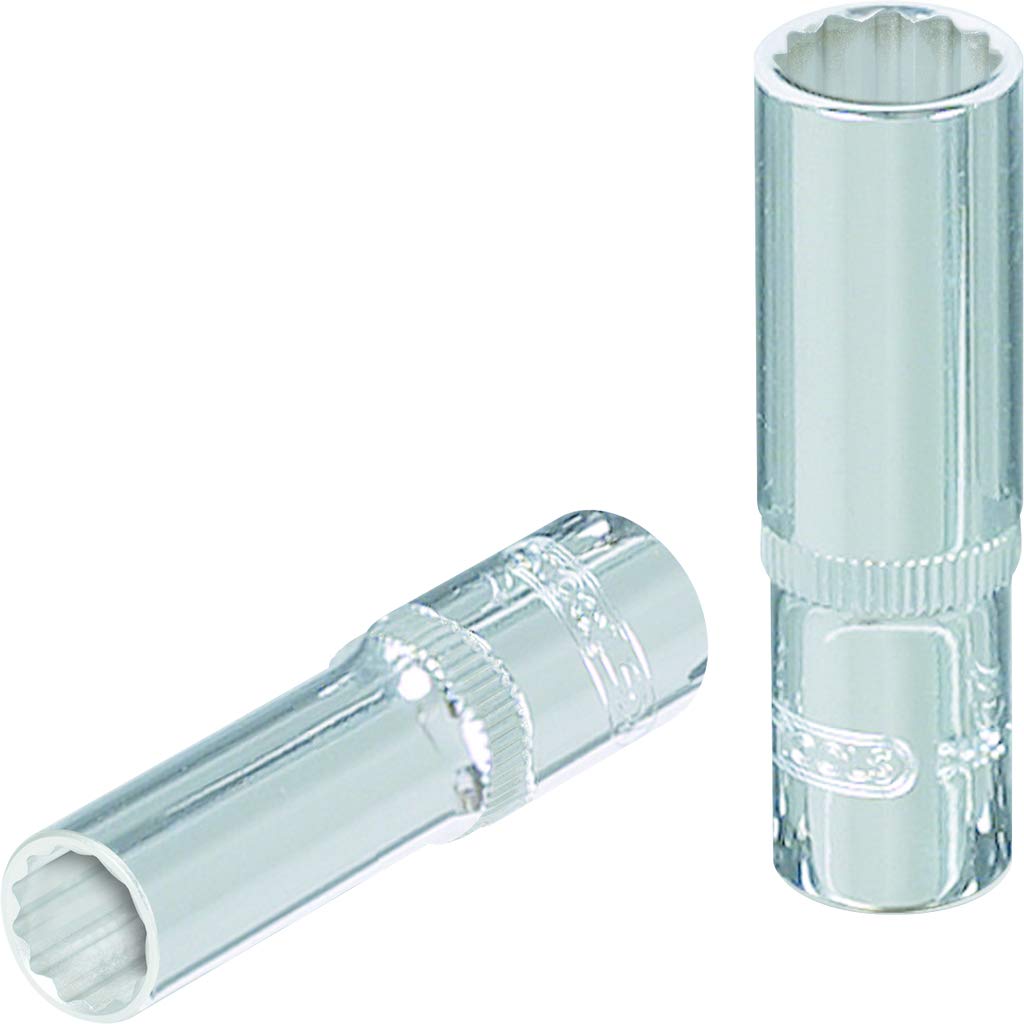KS Tools 918.4833 3/8" CHROMEplus 12-Point Socket, Long, 24 mm