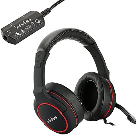 Winkona Multifunctional Stereo Over-ear Gaming Headset For PS4 / PS3 / XBox 360 / PC / Mac / Mobile / Tablet and Compatible With XBox One (Red)