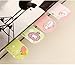 Aimeio 240 Sheets Cute Cartoon Stickers Post It Page Markers Memo Flags Index Tab Sticky Notes，40 Sheets/Pad，6 Pads/Pack, Assorted Colors