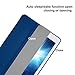 iXCC iPad Air 2 Case Trifold Stand Smart Case Cover with Hard PC Back and Built-in Magnet for Auto Wake/Sleep Function - Navy Blue