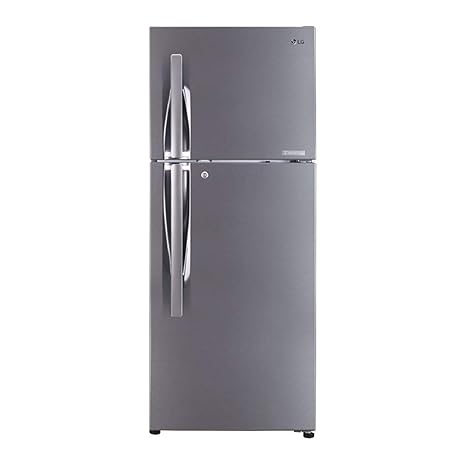 LG 260 L 2 Star Inverter Frost-Free Double-Door Refrigerator (GL-C292RPZY, Shiny Steel)