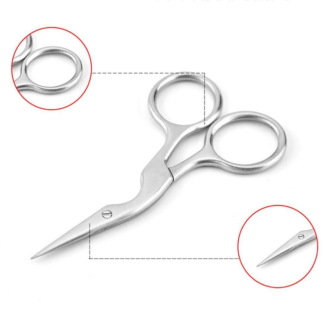Idomeo Stainless Steel Craft Scissors For Eyebrow Eyelash Extensions Makeup Tools Eyebrow Trimmers