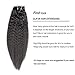 Kinky Straight Clip In Hair Extensions Human Hair 7pcs/set Natural Hair Clip Ins Kinky Straight 14Inch-70g Coarse Yaki Clip In Human Hair Extensions For Black Women