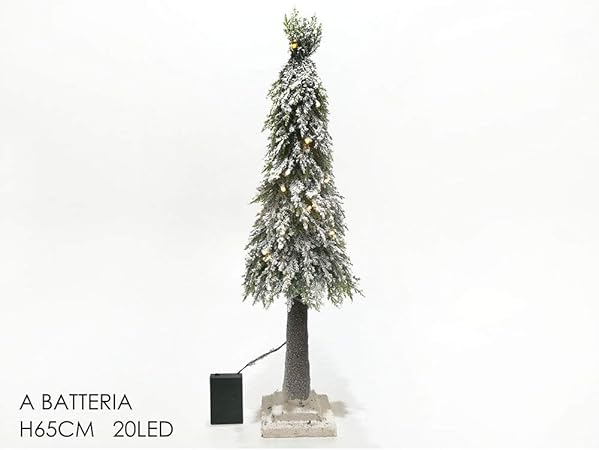 Alberi Di Natale Stilizzati Immagini.General Trade Albero Di Natale Innevato Con Luci Stilizzato Da Decorazioni Natalizie Vetrina Negozi Amazon It Casa E Cucina