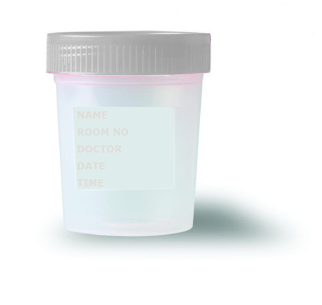 Sterile Specimen Containers, Poly, 4 oz/110 ml, Screw Cap