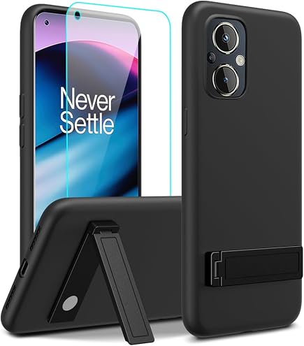 Kepuch Silklike Cover per Oneplus Nord - Custodia Case Piastra Metallica Incorporata per Oneplus Nord - Blu