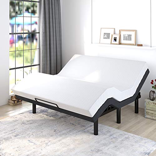 Allewie Adjustable Bed Base Frame / King Size Bed Upholstered Frame