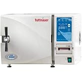 Heidolph Tuttnauer 2540M Autoclave Sterilizer Analog Model With 4 Stainless Steel Trays, 10" Diameter Chamber, 120V