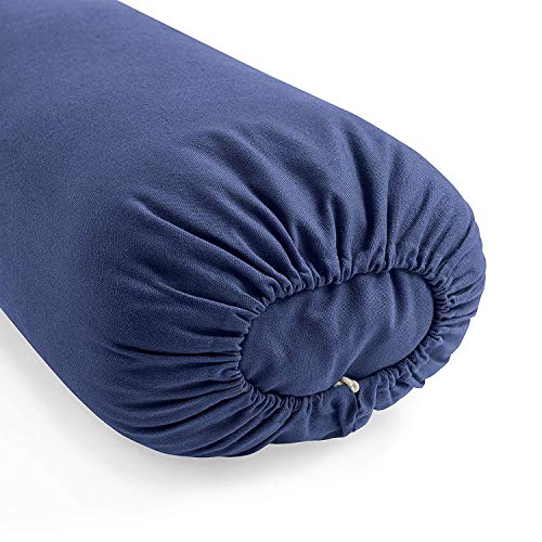 Lotuscrafts Yoga Bolster for Yin Yoga Rectangular Kapok Filling