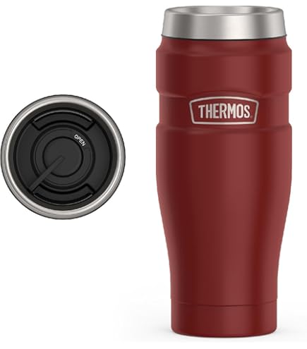 THERMOS Stainless King SK1005 Copo de viagem isolado a vácuo, 473