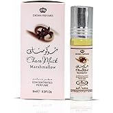 Al-Rehab Choco Musk Marshmallow Perfume Oil Roll-On - 6ml (0.2 oz) | Gourmand Fragrance with Strawberry, Marshmallow & Cocoa 