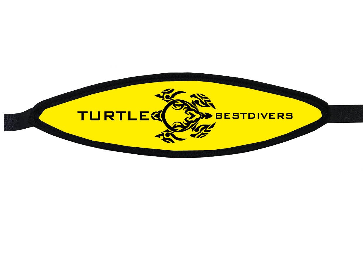 Best Divers Neoprene Mask Strap, Closure, Turtle