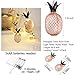 Elfeland Pineapple String Lights, 20 LED 7.2FT Fairy String Lights Battery Powered for Home Wedding Party Bedroom Birthday Decoration (Warm White)