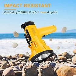YIERBLUE Rechargeable Spotlight Flashlight 120000