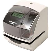 Compumatic MP550 Digital Electronic Time Recorder &amp; Document Stamp | Heavy duty &amp; durable. Programmable print can include date, time, numbering, and text. For employee payroll, job forms, more