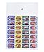 Medi-Aid 4 Times a Day Weekly Cold Seal Medication Blister Pack System Cards - One Piece Unit Dose Book Fold, Easy No Extra Equipment Needed, Just Fill and Seal, 24 Compartments, 6 Pack