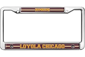 GRAPHICS & MORE Loyola Chicago Ramblers Logo Full Size Standard License Plate Metal Frame