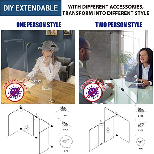 Taiwan Made DIY Extendable Lightweight Sneeze and Cough Protective