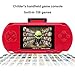 Handheld Game Console,YANX Classic 16bit Portable Video Game Console Game Player With Two Cartidiges Built in 100+ Games Christmas Halloween XMAS Birthday Gifts for Boy Kids Children-Red