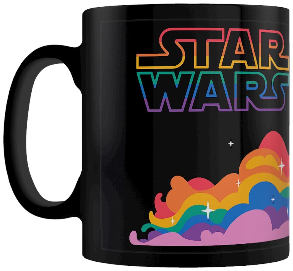 Star Wars Mug (BB-8 Pride Rainbow Design) in Presentation Gift Box - Official Merchandise