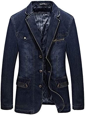 Ivan Johns Coats Fashion New Men's Denim Trench Business Style Coat Plus Size Mens Clothing