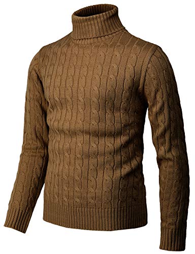 H2H Mens Casual Slim Fit Pullover Sweaters Knitted Henley Long Sleeve Thermal BROWNBEIGE US 2XL/ 3XL (CMOSWL045) at Amazon