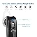 Bluetooth Headset, IAVCC Wireless Earphones Hands-Free Earpiece with Mic Noise Cancelling Secure for Driving, Sports for iPhone Samsung and Other Bluetooth Devices (Black)