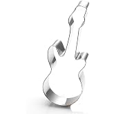 wotoy 4.7-inch Guitar Bistuit Cookie Cutter - Stainless Steel