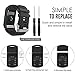 Band for Garmin Vivoactive HR, Soft Silicone Replacement Watch Band Only for Garmin Vivoactive HR (No Tracker, Replacement Bands Only)