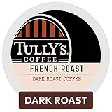 Tully's Coffee, French Roast, Single-Serve Keurig K-Cup Pods, Dark Roast Coffee, 72 Count (3 Boxes of 24 Pods)
