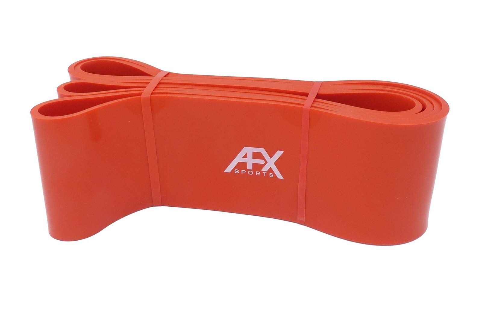 AFX Sports Resistance Bands - Pull Up Bands - Exercise Bands for CrossFit - Powerlifting - Assisted Pull Ups - Mobility Bands (One Band) for Men and Women - Choice of 6 (Orange)
