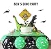 Dinosaur Decor: 2 in 1 Dinosaur Party Supplies and Dinosaur Room Decor for Boys. Decorate Entrance to Party or Kids Room with These Dinosaur Decorations. Includes Dino Sign and Dinosaurs Wall Decals