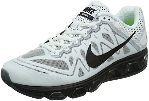 Nike Womens Air Max Tailwind 7 Running Shoe (7.5 B(M) US, White/Black )