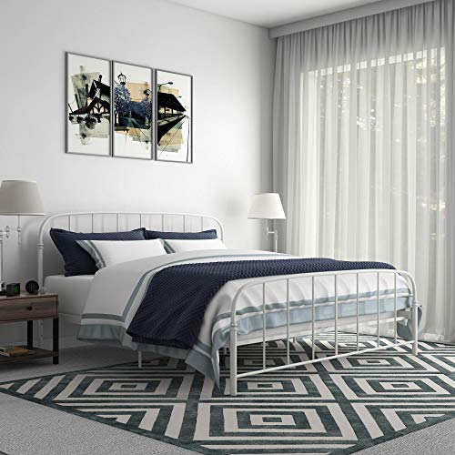 Best King Headboard White Metal