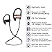 Bluetooth Headphones,Wireless In Ear Earbuds V4.1 Sports Headset with Mic-Black