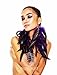 FASHMOROUS Dangle Earrings for Women, Long Hook Earrings with Plum Feathers, Boho Statement Jewelry