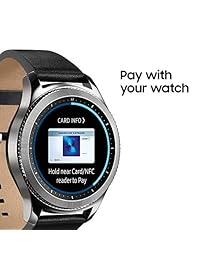 Samsung Gear S3 Classic sm r770 SmartWatch   Cuero Negro W correa Grande (Certificado Refurbished)