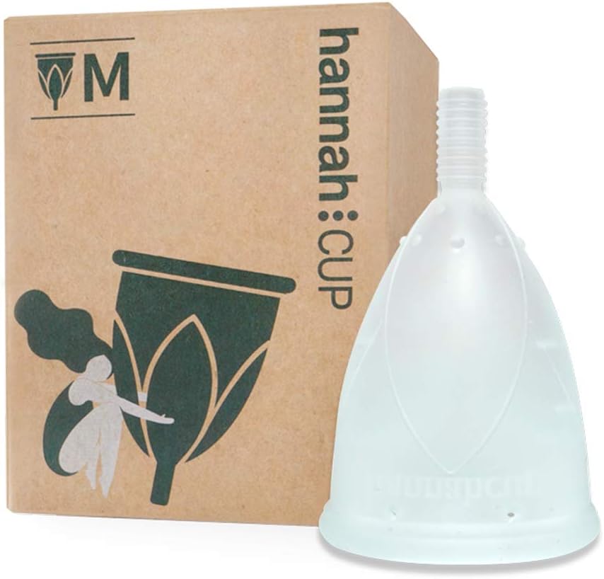 hannahcup Menstrual Cup - Medium - 100% Medical Grade Soft Silicone - FDA Registered: Health & Personal Care