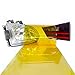 LinkedGo Self Adhesive Golden Yellow Gloss Vinyl Headlight Foglight Tail Tint Wrap (12