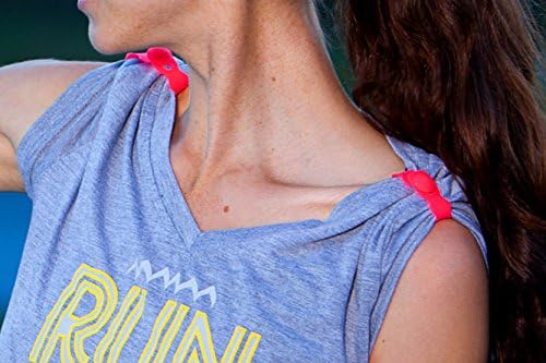 ExerTies - Soft Stretchy Sleeve Straps - Made in USA - 6 Pairs - Healthcare-Grade Silicone - No Scratches or Irritation (Pink)