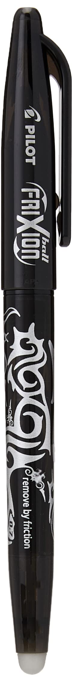 Pilot Frixion Erasable Rollerball 0.7 mm (Pack of 8) - Black
