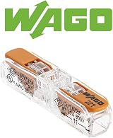 WAGO S221 2 Inline Input Terminals 25 Positions Transparent Clamp Panel 32A 405V view 2
