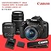 Canon T7 EOS Rebel DSLR Camera with 18-55mm and 75-300mm Lenses Kit + UV Filter Set + Tripods + Battery Power Kit & 64GB SD Card Deluxe Accessory Bundlethumb 1