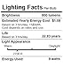TORCHSTAR UL-Listed A19 LED Light Bulb, 60W Incandescent Equivalent, E26/E27 Base 800lm 2700K Soft White, Pack of 6