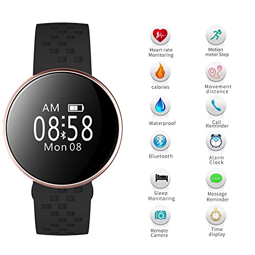 Womens-Smart-Watch-for-iPhone-Android-Phone-with-Fitness-Sleep-Monitoring-Waterproof-Remote-Camera-GPS-Auto-Wake-Screen