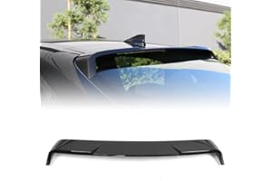 MODILOVER Rear Roof Spoiler, Compatible with 2020-2024 Toyota Corolla Sedan, Plastic IKON Style CFL - Carbon Fiber Hydro Dip (Gloss/Smooth Finish) Car Window Top Spoiler Lip Wing