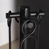 CHARLES BENTLEY Fireplace Companion Set Tongs Poker Shovel Brush Stand Olive view 2